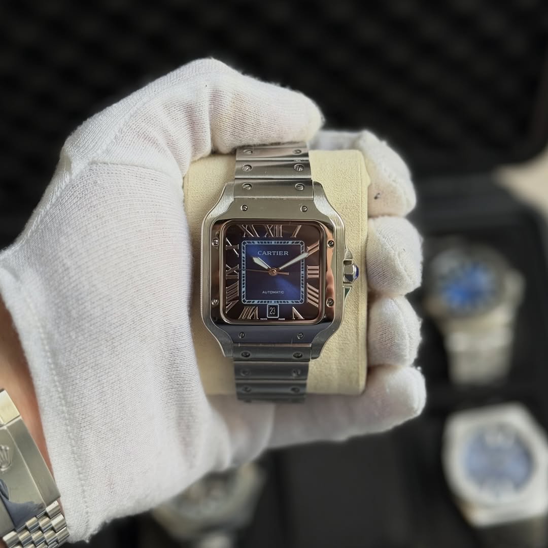 Cartier Santos - Blue Dial